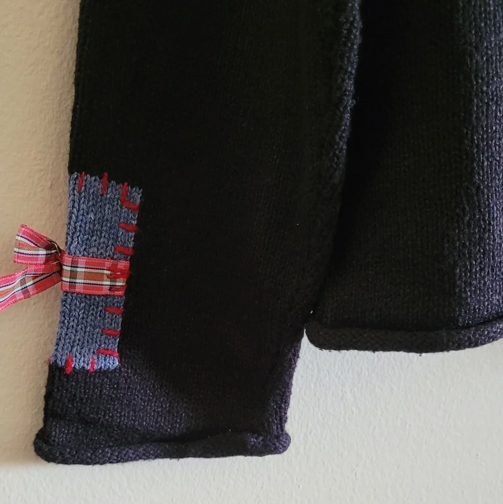 Vtg Northern Isles Ramie Blend Rolled Hem Pullover Christmas Sweater, Women's XL - Picture 8 of 12